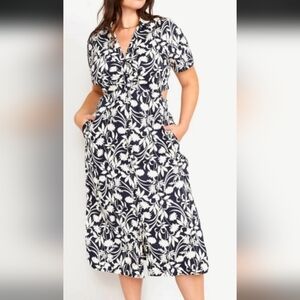 Old Navy Floral Midi DressSize S